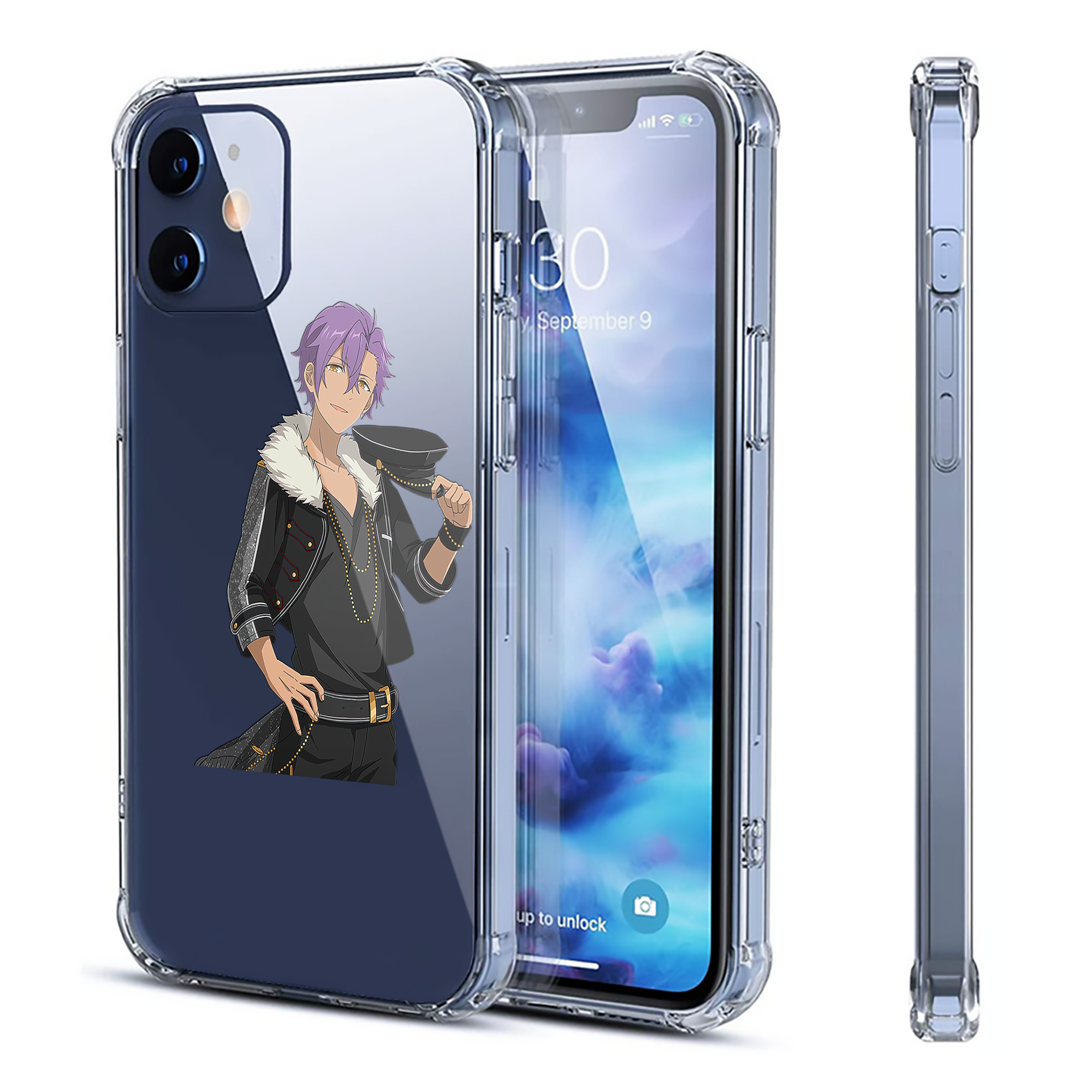 （画像用） あんさんぶるスターズ! Ensemble Stars 【iPhone 12シリーズ対応】透明スマホケース（クリアソフトケース）